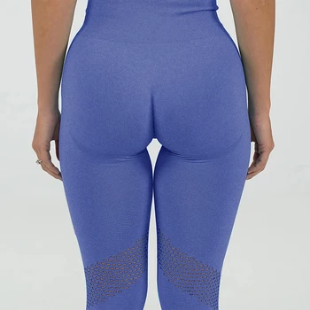 SVOKOR Femei Pantaloni de Yoga Partea Gol de Funcționare Sport Elastic de Fitness Jambiere fără Sudură Sport Lucra Push-Up de Formare Pantaloni