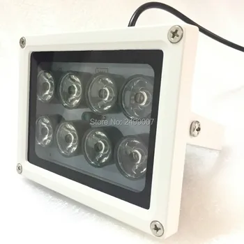 Lihmsek 8 Led-uri IR 30/45/60/90 Grade Array IR IlluminatorInfrared Lampa ArrayLed Lumină IR de Exterior Impermeabil pentru CCTV aparat de Fotografiat