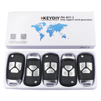 KEYDIY seria B B27-3 3 buton universal KD control de la distanță pentru KD900 KD900+ URG200 KD-X2 mini KD pentru Audi style