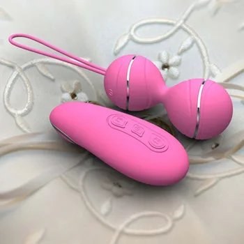 Silicon vibrator ouă wireless bile vaginale vibratoare exerciții cu Mingea la distanță sari oua vibratoare jucarii Sexuale pentru femei Vaginale Strans