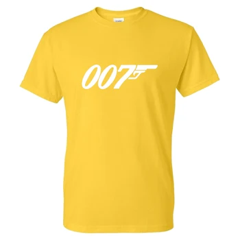 2020 Noua Moda James Bond T-shirt 007 Tipărite Streetwear Sport Casual Barbati Femei Tricou de Bumbac de Înaltă Calitate HipHop tricou Top