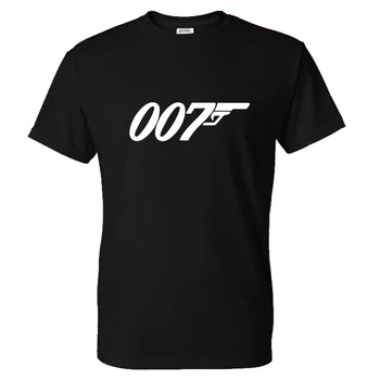 2020 Noua Moda James Bond T-shirt 007 Tipărite Streetwear Sport Casual Barbati Femei Tricou de Bumbac de Înaltă Calitate HipHop tricou Top