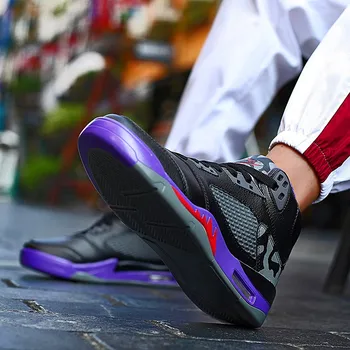 De înaltă calitate de baschet bărbați pantofi pentru bărbați de baschet de stradă cultura pantofi sport barbati pantofi casual uzura noua pernă de aer pantofi