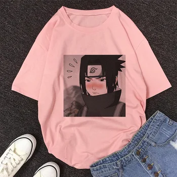 Femei Tricou Naruto Vara Harajuku Rece Unisex Maneca Scurta Tricou Japoneză Anime Amuzant Tipărite Streetwear Plus Dimensiune T-shirt