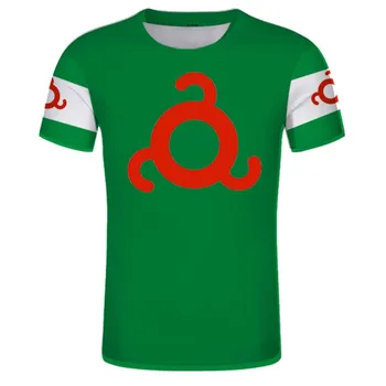 Ingușetia, Republică maneca scurta personalizat tricou rusă imprimare text diy Inguși Independent Federația Ingușetia îmbrăcăminte