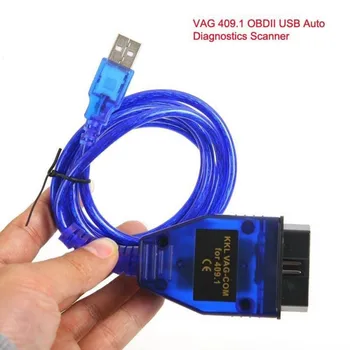 Fierbinte OBD2 Cablu USB VAG-COM KKL 409.1 Auto Scanner de pe Instrumentul de Scanare pentru Seat instrumente de Diagnosticare