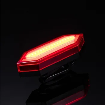 XIWANGFIRE Biciclete Lumina LED Stop Spate Coada de Siguranță Avertisment Ciclism de Lumină Portabile, USB Stil Reîncărcabilă sau Baterie Stil