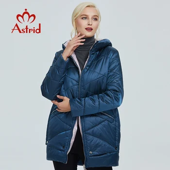 2019 Astrid jacheta de iarna pentru femei de culoare Contrast material Impermeabil cu capac design bumbac gros de îmbrăcăminte caldă pentru femei hanorac SUNT-2090