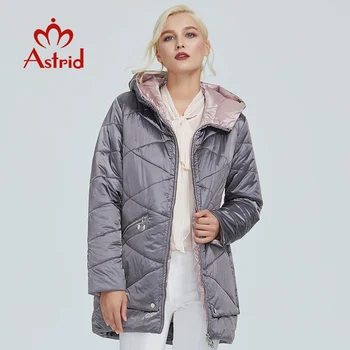 2019 Astrid jacheta de iarna pentru femei de culoare Contrast material Impermeabil cu capac design bumbac gros de îmbrăcăminte caldă pentru femei hanorac SUNT-2090