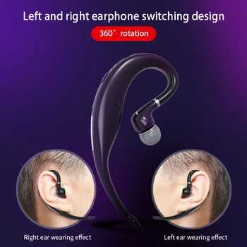 DISOUR de Afaceri 5.0 Cască Bluetooth HandsFree de Asteptare Anulare a Zgomotului Wireless Muzica Stereo Căști setul cu Cască Pentru Sofer