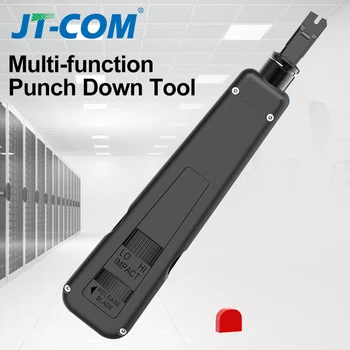110 Tip Punch Down Tool Multi-funcția de Cablu de Rețea Module Instrument cu Două Lame Telefon Impact Inserție Terminală Instrumente