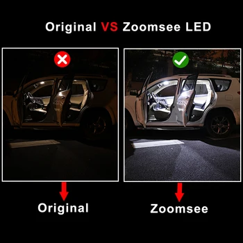 Zoomsee 12buc Interior cu LED-uri Pentru Hyundai Kona 2017 2018 2019 2020 + Canbus Vehicul Bec Dome de Interior Hartă Lectură Lumina Portbagaj Kit