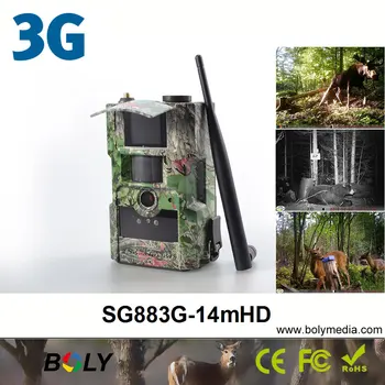 3G wireless vanatoare camere Bolyguard SG883G-14mHD MMS/GPRS 14MP 940nm invizibil IR traseu camere foto capcane