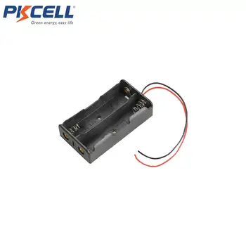 2PC PKCELL 18650 2slot 18650 Baterie Cutie de Depozitare DIY Baterii Clip Titularul Recipient Cu Fir de Plumb Baterie de Stocare de Caz
