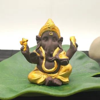Ceramica Elefant Cifre Ganesha India Statui Ale Lui Buddha Decor Elefant Dumnezeu Teapet Artizanat Casa Decor De Crăciun Cadouri