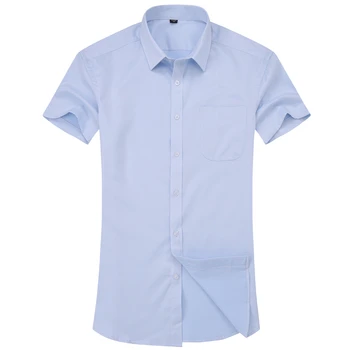 Barbati Casual Rochie cu Mânecă Scurtă Tricou Diagonal Alb Albastru Roz Negru Slim Fit Shirt Pentru Bărbați Sociale Tricouri 4XL 5XL 6XL 7XL 8XL
