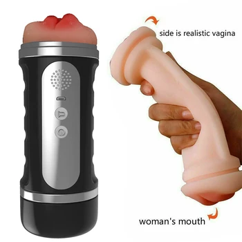 Numărare Automată De Sex Masculin Masturbator Om Supt Vibrator Pentru Bărbați Glandul Practicanta Masturbez Cupa Sex Mașină De Jucărie Sexuală Pentru Bărbați