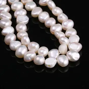 Naturale de apă Dulce Pearl Margele Înapoi Margele Vrac Cartofi forma de Perle pentru a Face Farmece de Bijuterii Accesorii Colier de 7-8mm