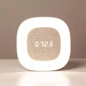 Xiaomi LED-uri de alarmă noptiera lumina de Noapte ceas digital, snooze ceas cu ceas wake-up lampă electronică mari de timp, de afișare a temperaturii