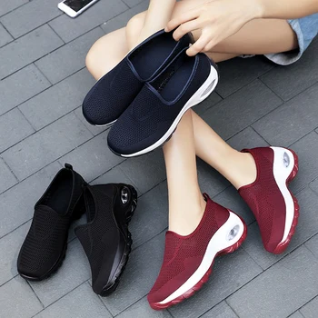 Damyuan Femei Vulcaniza Pantofi Crescut Adidasi pentru Femei de Moda Casual, Respirabil Pantofi în aer liber tv cu Nealunecoase Șosete Pantofi 42