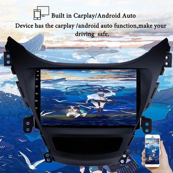 Pentru Hyundai Elantra 2011 2012 2013 Radio Auto Multimedia Player Video de Navigare GPS Android 10.0 Accesorii casetofon DVD