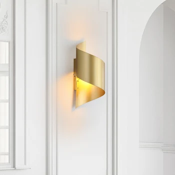 Nordic led Lumini de Perete de Interior Dormitor, Noptiere, Lămpi de Perete Decor Modern Culoar Scări de Iluminat de Lux E27 Lampă de 110-240V