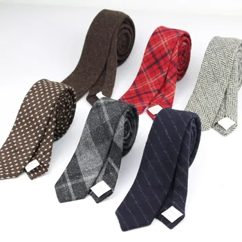 Comerciale De Lux, Lână Cravata Clasica, De Culoare Dick Iarna Cu Cravata Mens Cald Cravate Designer Handmade Stil European Legături