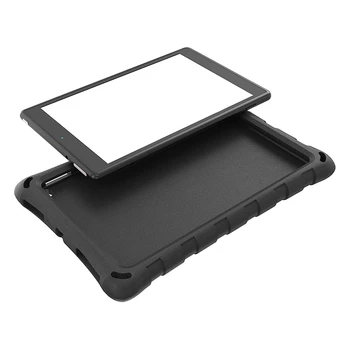 Toate-Nou Amazon fire HD 10 Tablete de Caz pentru Adulți și Copii ,Greutate de Lumină Șoc Dovada Capacul din Spate Tablete, Material EVA,Negru