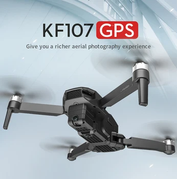 KF107 GPS rc Drone cu 4K Camera Dublă 25Mins Distanta 5G Wifi FPV fără Perii dronă Quadcopter Profesionale VS SG906 pro 3