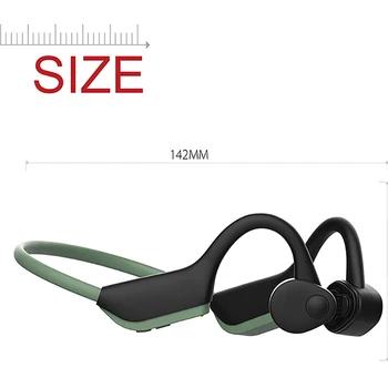J20 Conducție Osoasă-Gât curea de Căști Bluetooth 5.0 Stereo Hands-free Casti Sport Cu Microfon Pentru Fitness, care Rulează