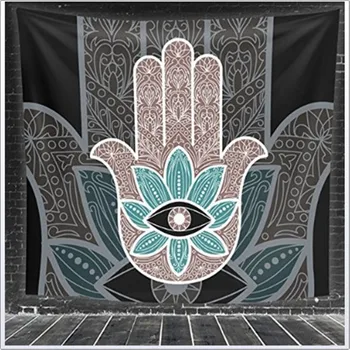 Poliester Indian Mandala agățat de perete tapiserie de perete de arta cearceaf Hippie, boho decor boem psihedelice tapiserie de perete estetice