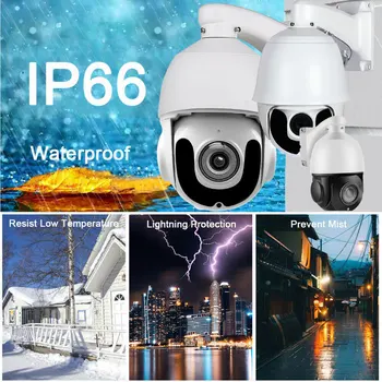 Hikvision Compatibil 5MP 36 X PTZ Speed Dome Camera IP PoE 4.6-167mm Obiectiv de Securitate CCTV aparat de Fotografiat IR 80M IP66 H. 265 P2P Plug & Play