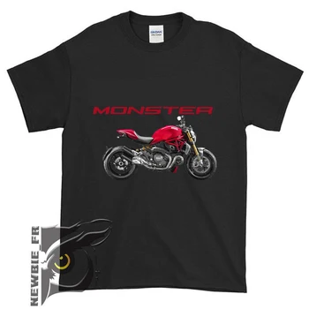 Italia Motorrad Monstru 1199 821 Motocicletă Roșie Logo-ul 2019 Bărbați Hip Hop de Moda Casual Tricou pentru Barbati Tricou de Designer