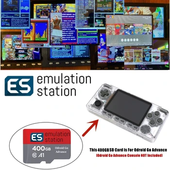 Emulare Stația de 400G, Încărcate Complet, Card Micro SD Pentru Odroid Merge Avans V2.0 16,000+ Jocuri Arcade Mame etc. Plug&Play