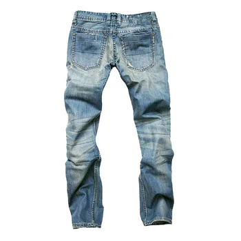 2019 Nouă Epocă Blugi de Moda pentru Bărbați Denim Pantaloni de Înaltă Calitate Direct de sex Masculin Pantaloni Plus Dimensiune 42