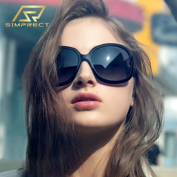 SIMPRECT Supradimensionat ochelari de Soare Femei 2020 Brand de Moda Designer Rotund Ochelari de Soare Retro Vintage Cadru Mare Nuante Pentru Femei