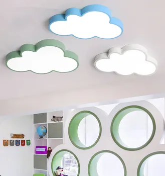 LED-uri Cloud camera copii candelabru de Iluminat interior acasă decor plafon de culoare multi candelabru flush mount candelabre tavan