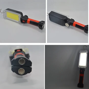Ultra Luminos LED COB Lanterna Portabil USB Reîncărcabilă 18650 Lumina de Lucru Lampă de Inspecție IP55 Cort de Camping Lantern W/ Felinar