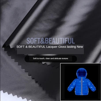 1m*1.5 m High-end personalizate nylon uns super suprafață strălucitoare în jos jacheta tesatura bărbați și femei, copii tesatura tesatura