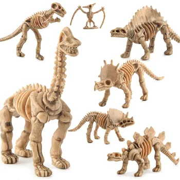 12pcs Dinozaur Jurassic Modelul Jucarii Dinozauri Schelet Clasic Copii PlasticToys Colecție de Învățare și Educaționale pentru Copii Jucarie