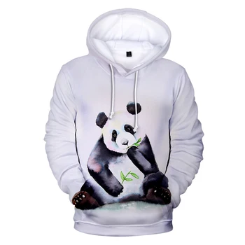 3D Panda Drăguț Hanorace Barbati Femei Nou Stil Hanorac cu Gluga ren Pulover Panda 3D Hanorace Bluze Casual Tricou Barbati