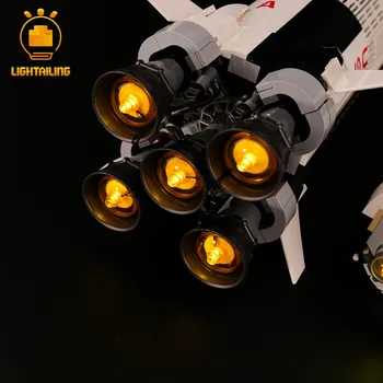 LIGHTAILING Lumină Led-uri Kit Pentru Idei Apollo Saturn V Clădire Bloc Lumină Set Compatibil Cu 21309