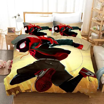 Set de lenjerie de pat panteră neagră king size plapumă huse pentru băieți decorare dormitor regina 3 pc-uri pentru copii cadouri de Craciun online noi