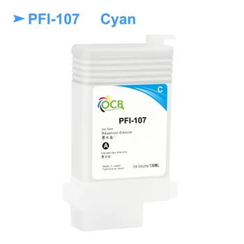PFI-107 PFI107 PFI 107 Refillable Cartuș de Cerneală Fără Chips-uri Pentru Canon iPF670 iPF680 iPF685 iPF770 iPF780 iPF785 Printer 130ML