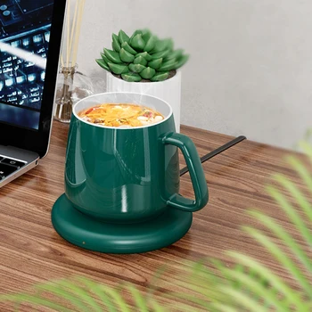 USB Cupa Cald Băutură Cana Pad Incalzitor Ține Bea Lapte Cald, Ceai, Cafea Sticla Coaster de Încălzire pentru Biroul de Acasă 3 Culori