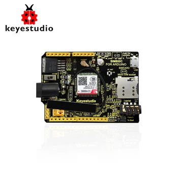 Keyestudio SIM800C Scut GPRS GSM Cu Antena pentru Arduino UNO R3 / Mega 2560