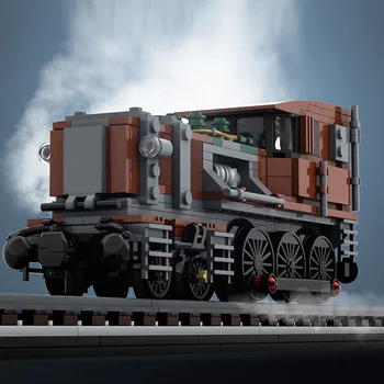 2021 noua Tehnica SteampunkING Crocodil-Locomotiva 10277 Blocuri tren Cărămizi Diy de Colectare de Cadouri pentru copii Jucarii