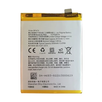DCTENONE 3500mAh BLP683 bateria telefonului pentru OPPO A7X Înlocuire Baterii+instrumente gratuite