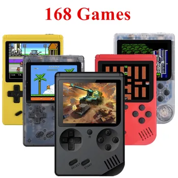 Retro Portabil Mini Handheld Consola de Joc 8-Bit 2.8 Inch Color LCD Color Copii Joc de Jucător Built-in 168 de jocuri