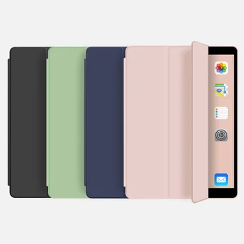 Pentru Noul iPad 10.2 inch 7 Gen 2019 Caz Cu Creion cu , Slim Tri-fold PU Piele Smart Cover-au trezit somn